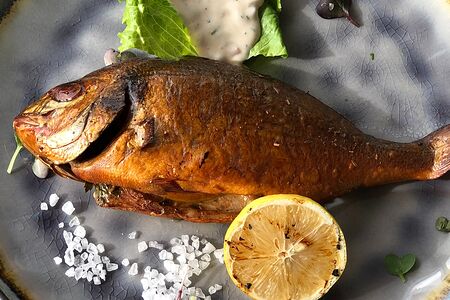 Дорадо горячего копчения