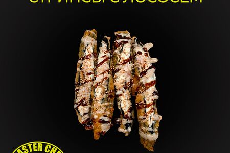 Стрипсы с лососем