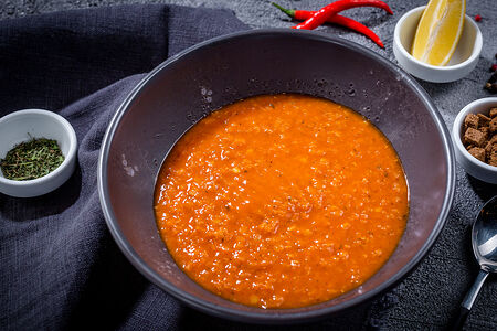 Суп-пюре из чечевицы