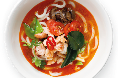 Суп Том ям с лапшой удон стандартный