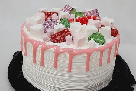 Торт Праздник розовый