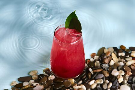 Лимонад мятно-лаймовый с базиликом