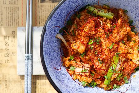 Корейский рис кимчи