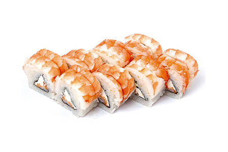 Ролл с тигровой креветкой