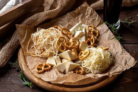 Сырная тарелка к пиву