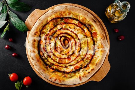 Сёмга пицца маленькая