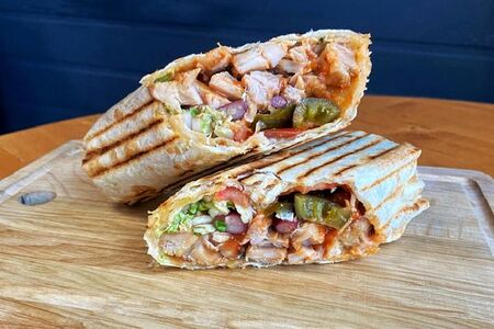 Шаверма по-мексикански с курицей