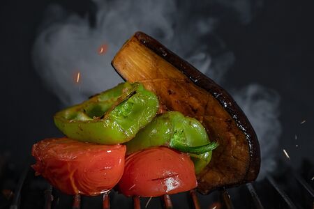 Овощи на углях