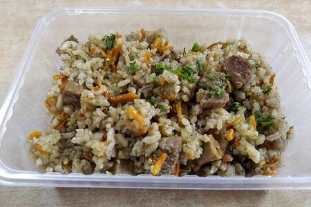 Плов с говядиной