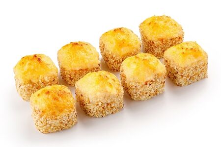 Запечённый лосось в кунжуте