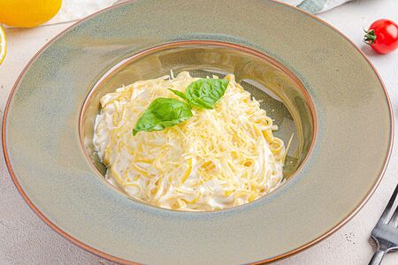 Феттуччине Три сыра