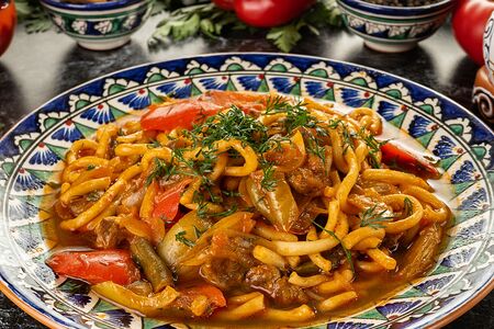 Жареный лагман