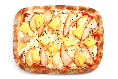 Пицца Гавайская на римском тесте