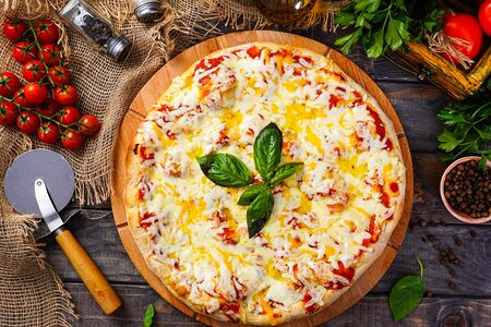 Римская пицца Маргарита 38 см