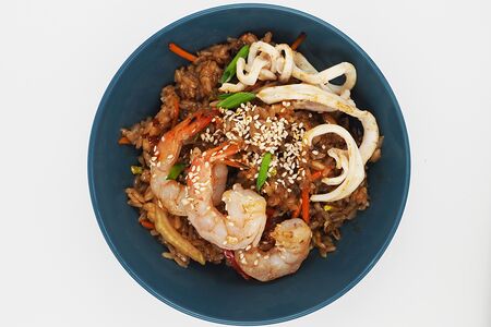 Рис с морепродуктами