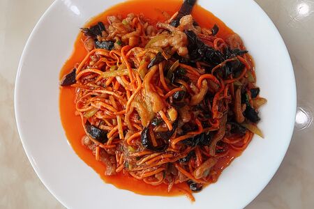 Жареные соломки курицы с рыбным вкусом