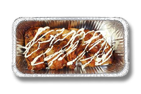 Крылья с чесночным соусом