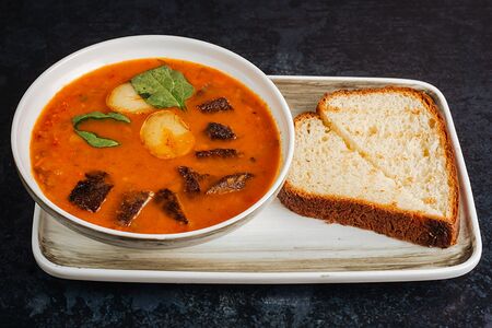 Чечевичный суп с говядиной