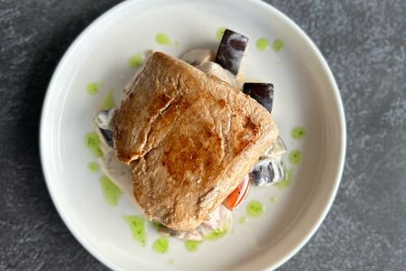 Филе индейки с овощами