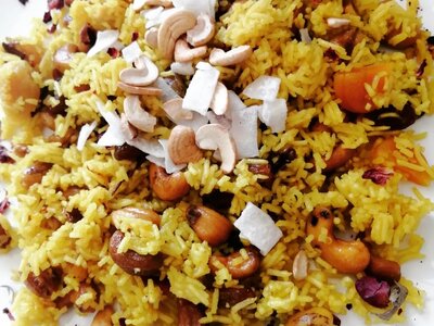 Вегетарианское бирьяни