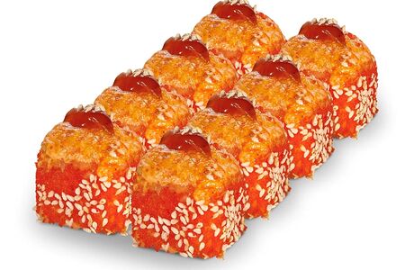 Запеченный ролл с крабом