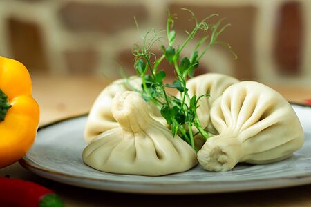 Хинкали отварные баранина