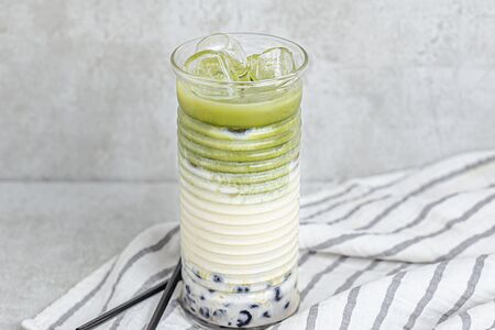 Bubble tea матча