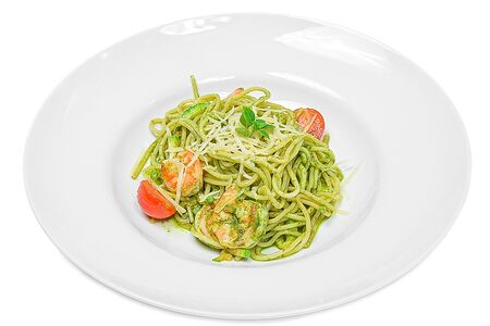 Спагетти с Хитрыми Креветками