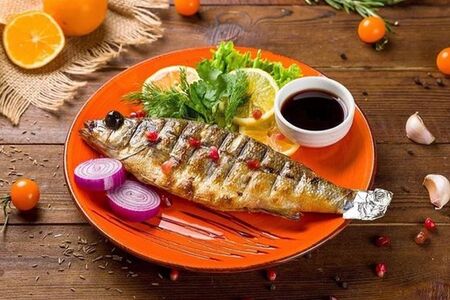 Форель на углях