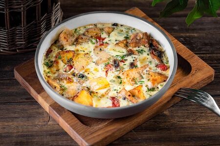 Судак, запеченный с сыром