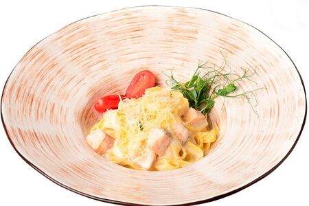 Паста с семгой