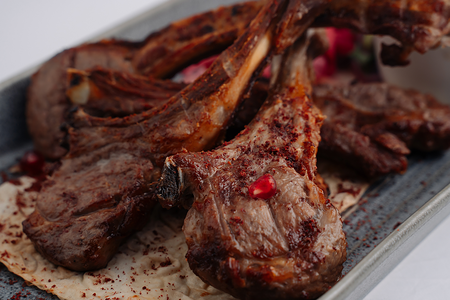 Шашлык из бараньей корейки