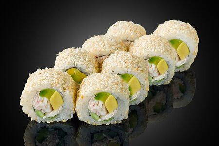 Ролл Калифорния с кунжутом 8 шт