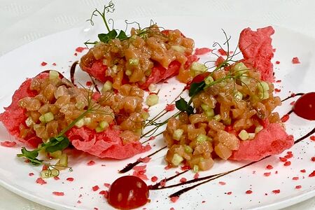 Тартар из лосося