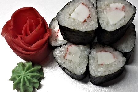 Мини-ролл Эби маки с креветкой