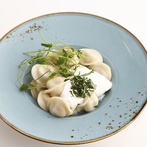 Детские пельмешки со сметаной