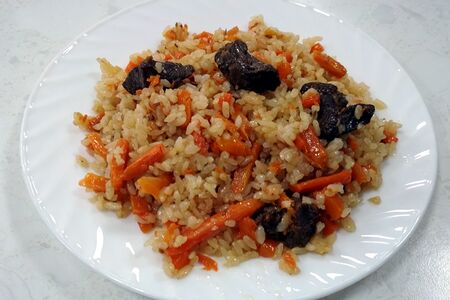 Плов с говядиной