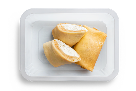 Блины с творогом