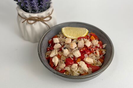 Рис с курицей