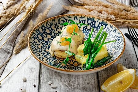 Котлета из щуки с пюре картофельным