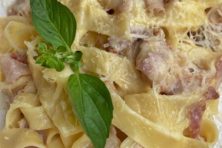 Феттуччине карбонара