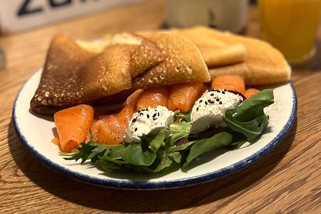 Воздушный блин А с рыбкой