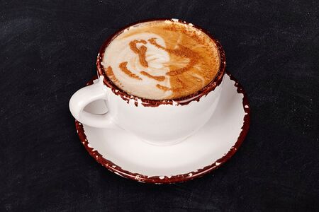 Латте на банановом молоке