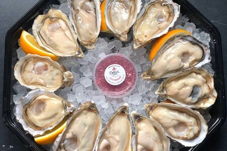 Сет устриц Розовая Джоли, 12 шт