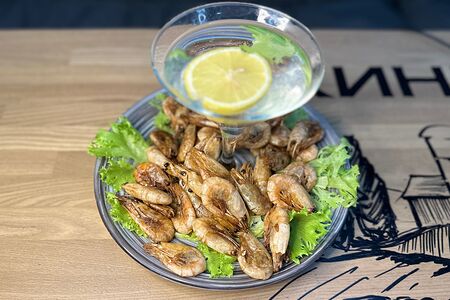 Креветки жареные