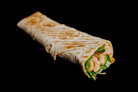 Шаурма с креветками