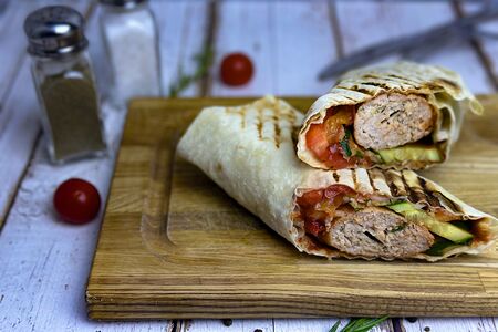 Люля кебаб в лаваше