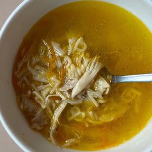 Суп Азбука на курином бульоне