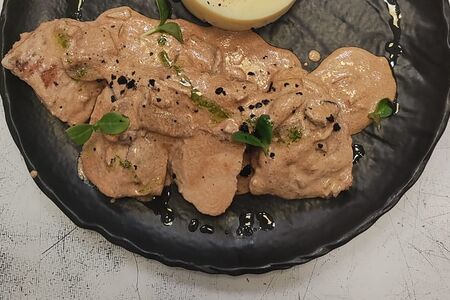 Куриное филе фламбе