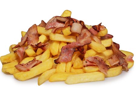 Картофель фри с беконом